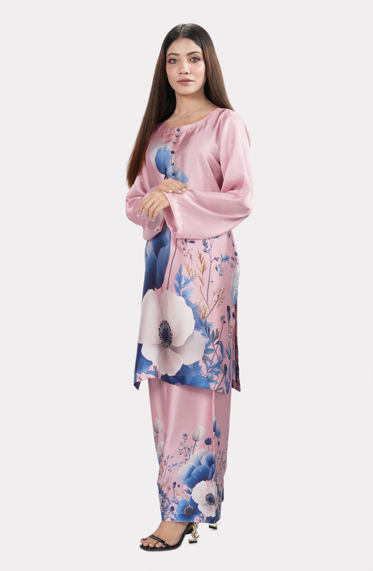 Aylin Bloom Silk Cord Set