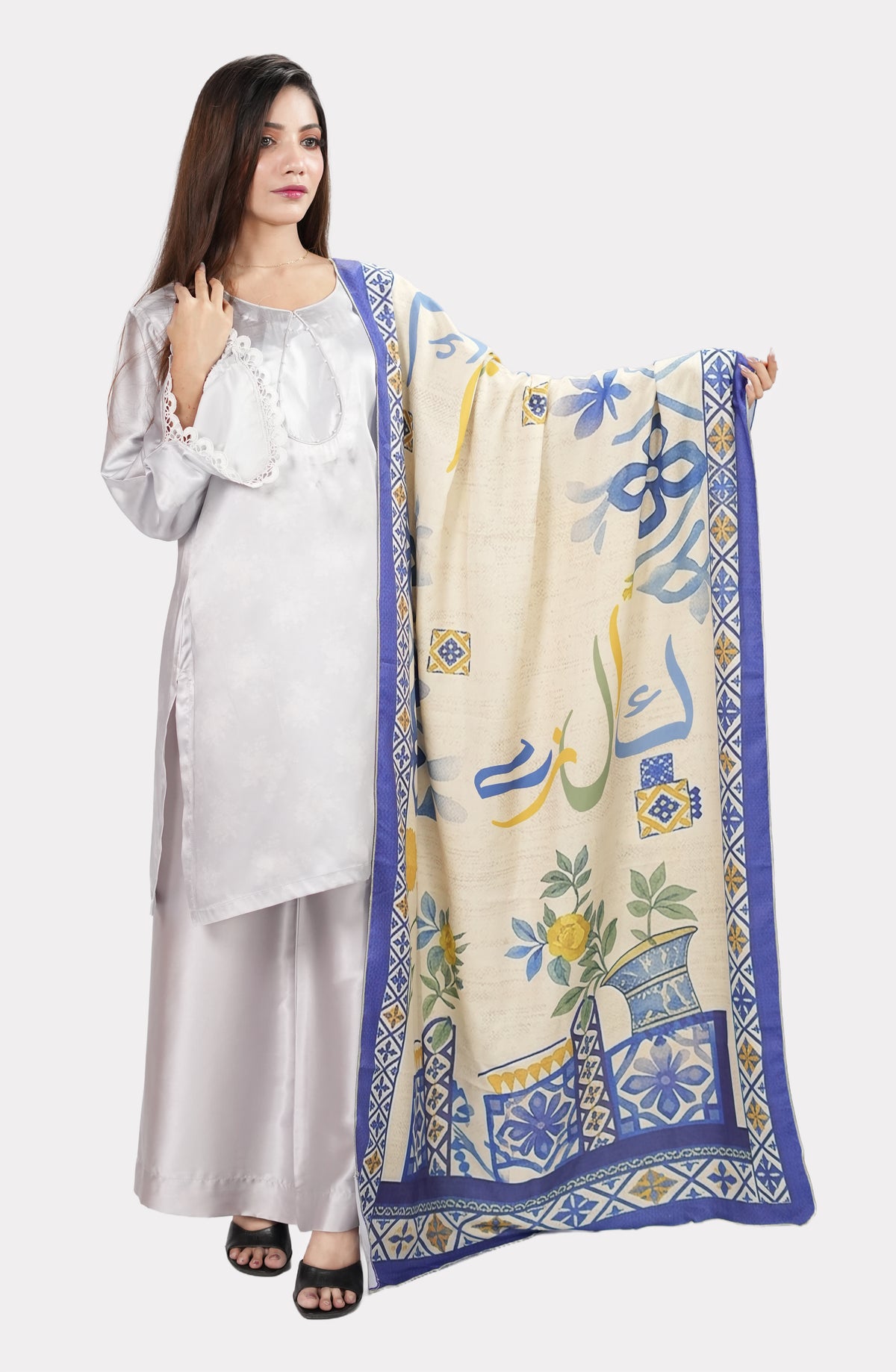 Neelam Grace – Printed Marina Stole