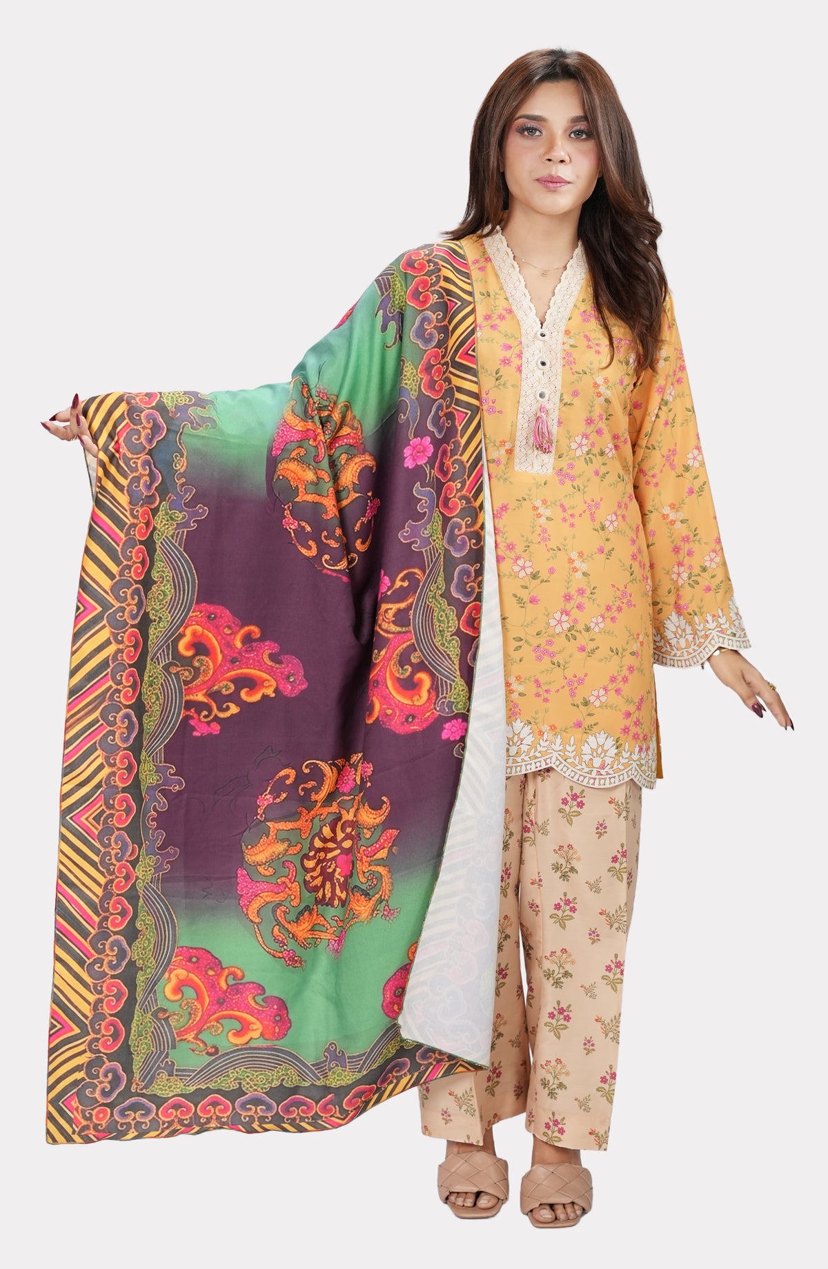 Royal Mirage – Printed Marina Stole